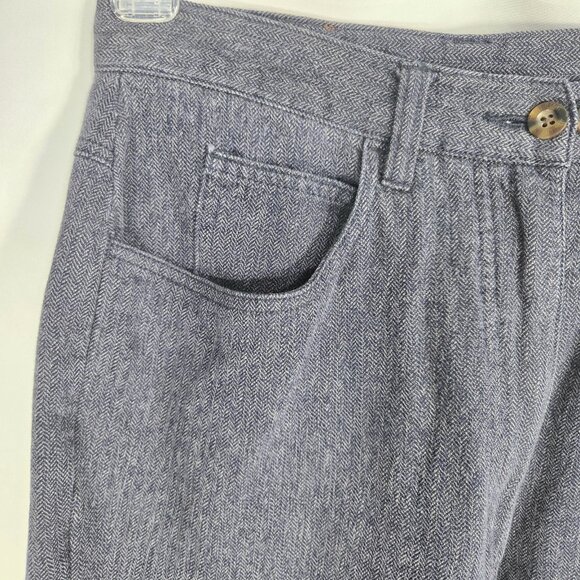 John Rich and Bros Woolrich 100% Cotton Navy 5 Pockets Pants Size 10 - Picture 3 of 10